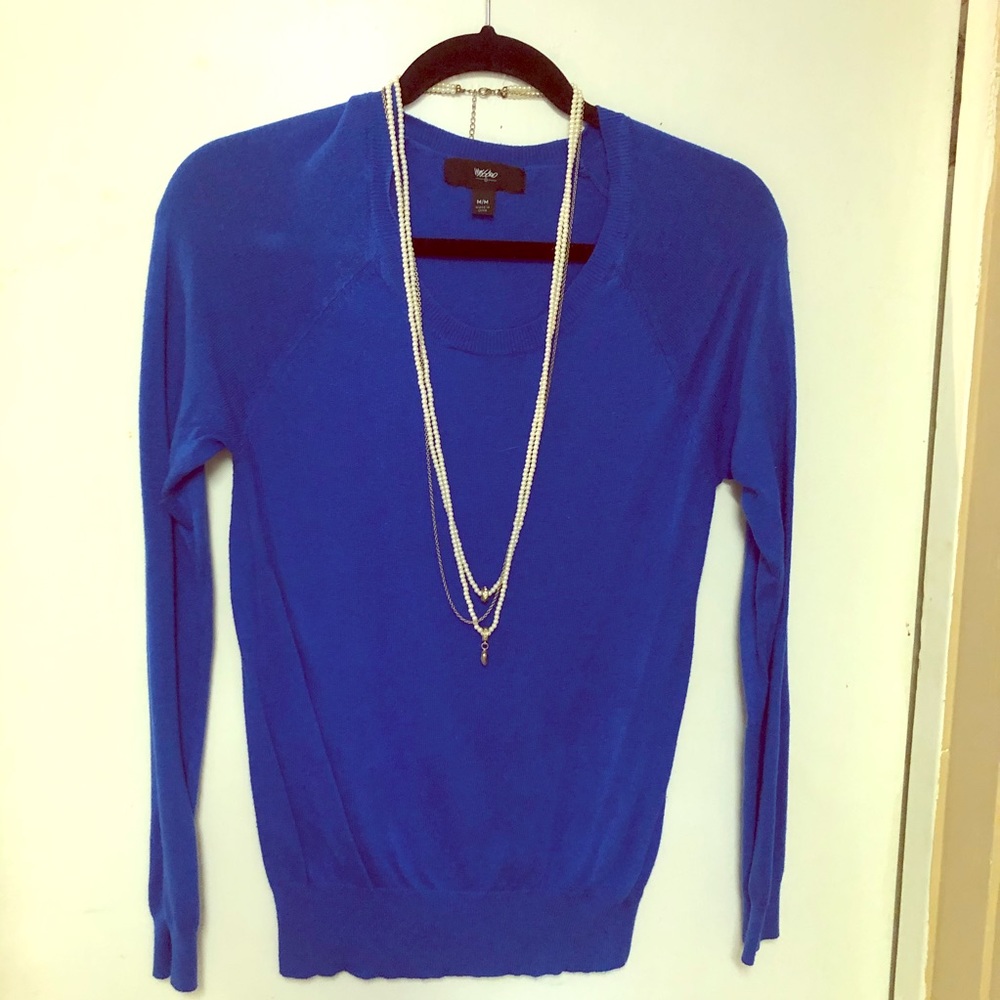 Mossimo sweater in Royal blue, size M